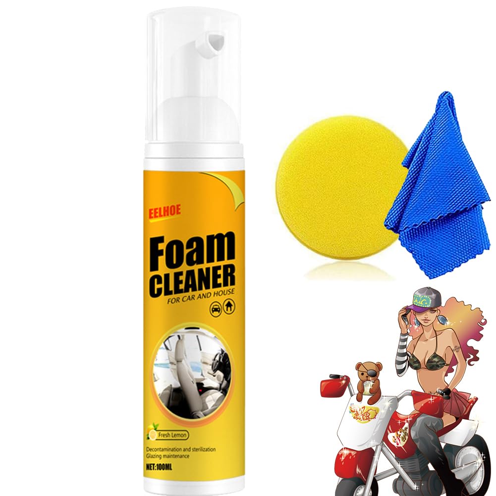 All Around Master Foam Cleaner, 2023 New Multi Purpose Foam Cleaner for Car, Car Magic Foam Cleaner All Purpose, Magic Foam Cleaner (1 Pc, 100ML) von Camic