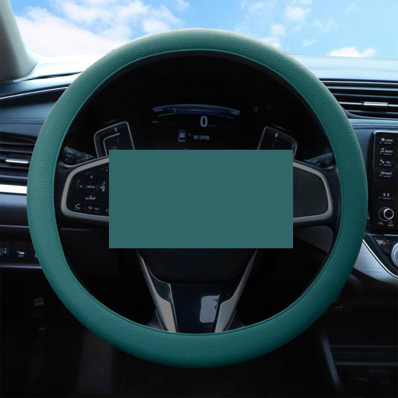 Cool Non-Slip Silicone Steering Wheel Protector, Car Steering Wheel Protective Cover, Universal Fit Elastic Stretch Car Steering Wheel Cover for Women Men, Comfortable & Breathable (Green) von Camic