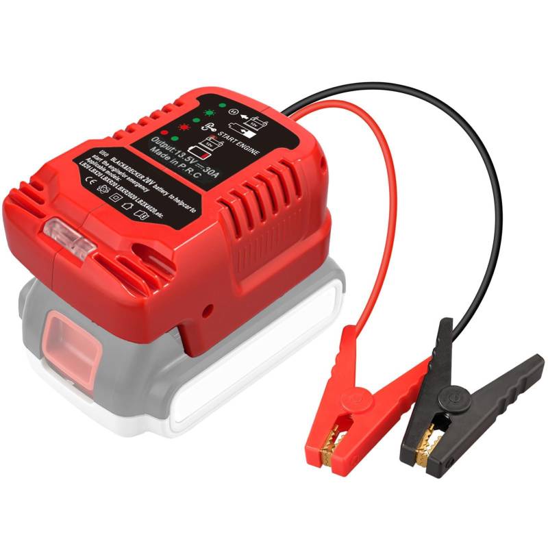 Autobatterie-Starthilfe, Tragbarer 12-V-Auto-Jumper-Starter, Mobile Notstromversorgung, Lithium-Starthilfe-Auto-Starthilfebox für Lb20, Lbx20, Lbxr20, Lbxr2020, von Candeon