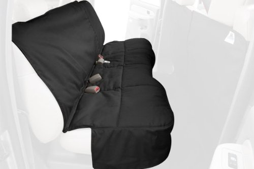 Canine Covers Coverall Sitzschoner für ausgewählte Chevrolet Tracker-Modelle, 2. Reihe, passgenau, Polycotton, Schwarz von Canine Covers