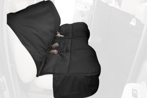 Canine Covers Coverall Sitzschoner für ausgewählte Infiniti M45 Modelle, 2. Reihe, passgenau, Polycotton, Schwarz von Canine Covers