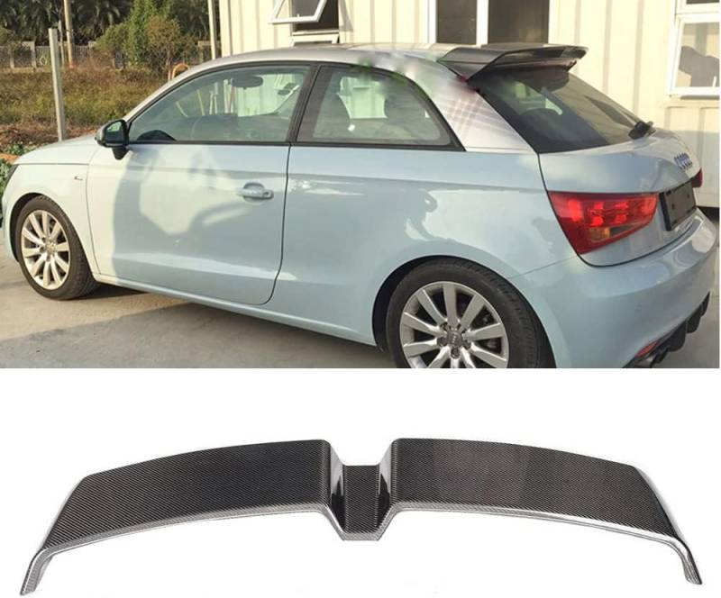 Auto Heckspoiler für Audi A1 8X PQ25 2 Door Hatchback 2010-2014 Autodach Spoiler Lippe Streifen Dachspoilerflügel Heckspoiler Flügel Kofferraum Lippe von CaoYH