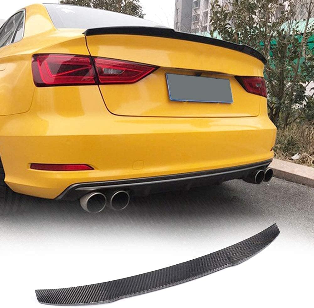 Auto Heckspoiler für Audi A3 8V Base Sline S3 Berlina 2014-2019 Autodach Spoiler Lippe Streifen Dachspoilerflügel Heckspoiler Flügel Kofferraum Lippe von CaoYH