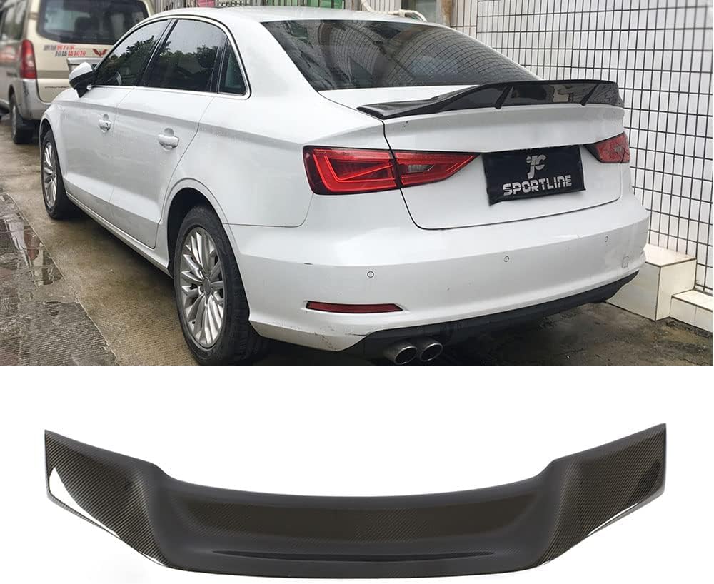 Auto Heckspoiler für Audi A3 S3 Sline RS3 2014-2019 Autodach Spoiler Lippe Streifen Dachspoilerflügel Heckspoiler Flügel Kofferraum Lippe von CaoYH