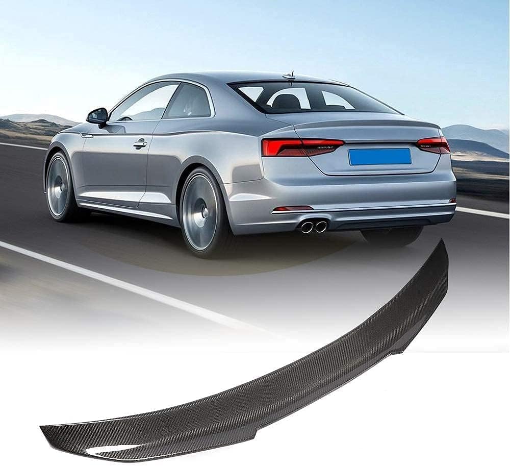 Auto Heckspoiler für Audi A5 B9 Base/Sline Coupe 2017-2019 Autodach Spoiler Lippe Streifen Dachspoilerflügel Heckspoiler Flügel Kofferraum Lippe von CaoYH