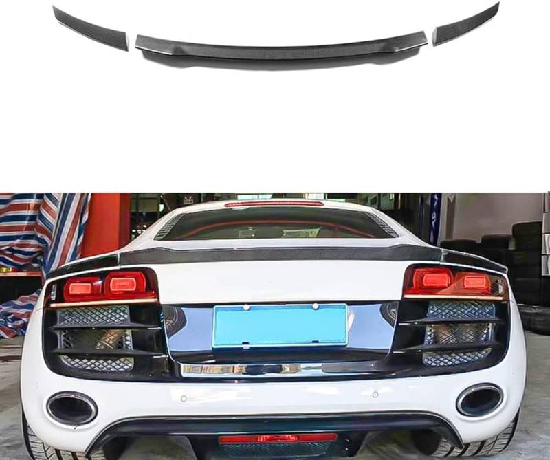 Auto Heckspoiler für Audi R8 Hardtop 2016-2019 Autodach Spoiler Lippe Streifen Dachspoilerflügel Heckspoiler Flügel Kofferraum Lippe von CaoYH