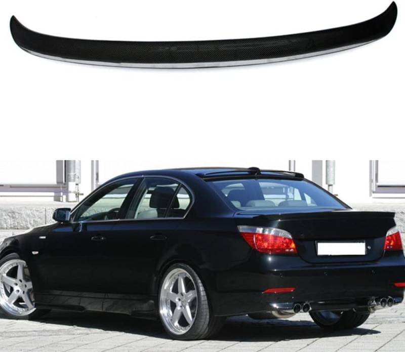 Auto Heckspoiler für BMW 5 Series E60 & 2004-2009 Autodach Spoiler Lippe Streifen Dachspoilerflügel Heckspoiler Flügel Kofferraum Lippe von CaoYH