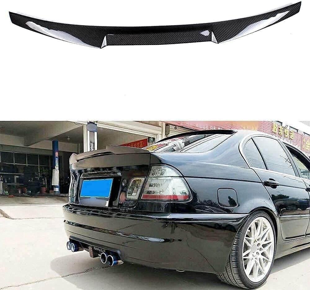 Auto Heckspoiler für BMW E46 320I 328I 335I Limousine 1998–2005 Autodach Spoiler Lippe Streifen Dachspoilerflügel Heckspoiler Flügel Kofferraum Lippe von CaoYH