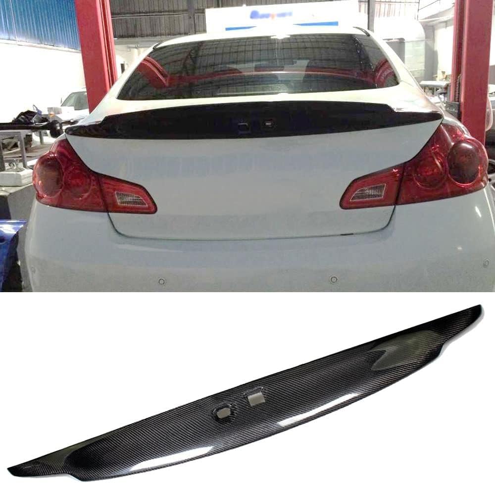 Auto Heckspoiler für Infiniti G37 4 Door Sedan 2009-2013 G25 2011 2012 Autodach Spoiler Lippe Streifen Dachspoilerflügel Heckspoiler Flügel Kofferraum Lippe von CaoYH