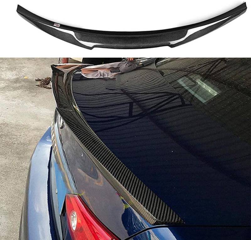 Auto Heckspoiler für Infiniti Q50 Limousine 4-Dr 2014 2015 2016 2017 Autodach Spoiler Lippe Streifen Dachspoilerflügel Heckspoiler Flügel Kofferraum Lippe von CaoYH