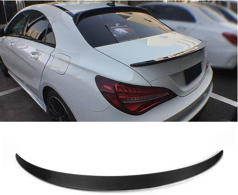 Auto Heckspoiler für Mercedes-Benz CLA Class W117 C117 CLA180 CLA200 CLA45 AMG 2013-2017 Autodach Spoiler Lippe Streifen Dachspoilerflügel Heckspoiler Flügel Kofferraum Lippe von CaoYH