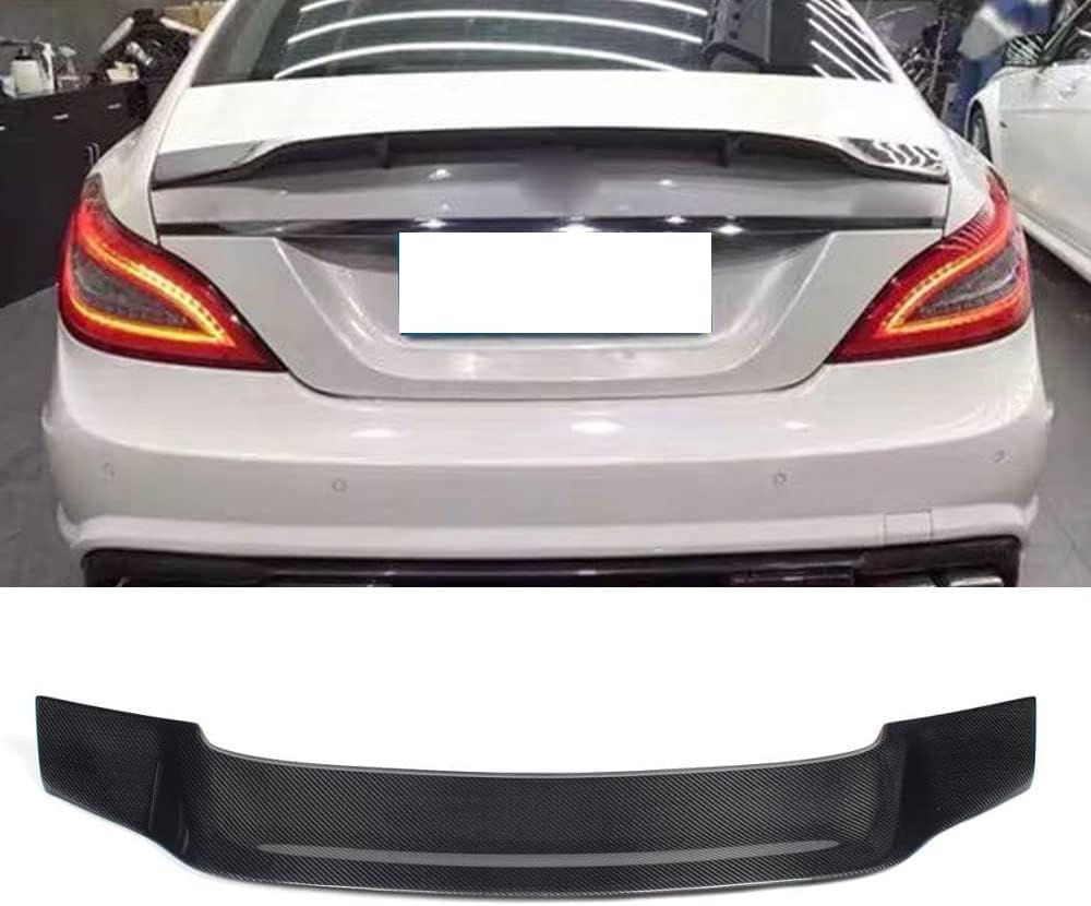 Auto Heckspoiler für Mercedes Benz CLS-Class W218 CLS350 CLS400 CLS500 CLS550 CLS63 AMG Sedan 2012-2017 Autodach Spoiler Lippe Streifen Dachspoilerflügel Heckspoiler Flügel Kofferraum Lippe von CaoYH