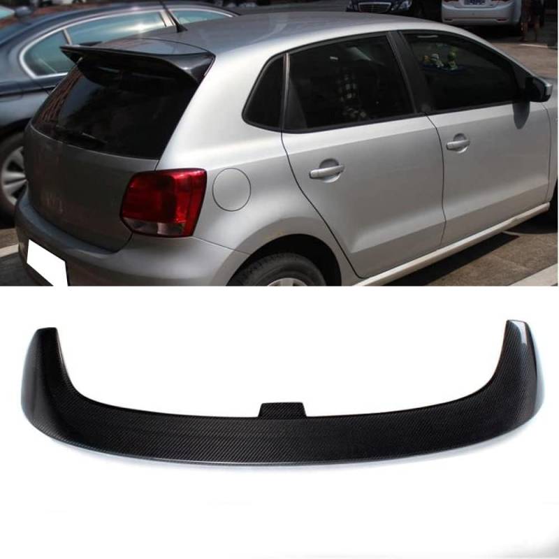 Auto Heckspoiler für Vw Polo Hatchback 2013-2017 Autodach Spoiler Lippe Streifen Dachspoilerflügel Heckspoiler Flügel Kofferraum Lippe von CaoYH