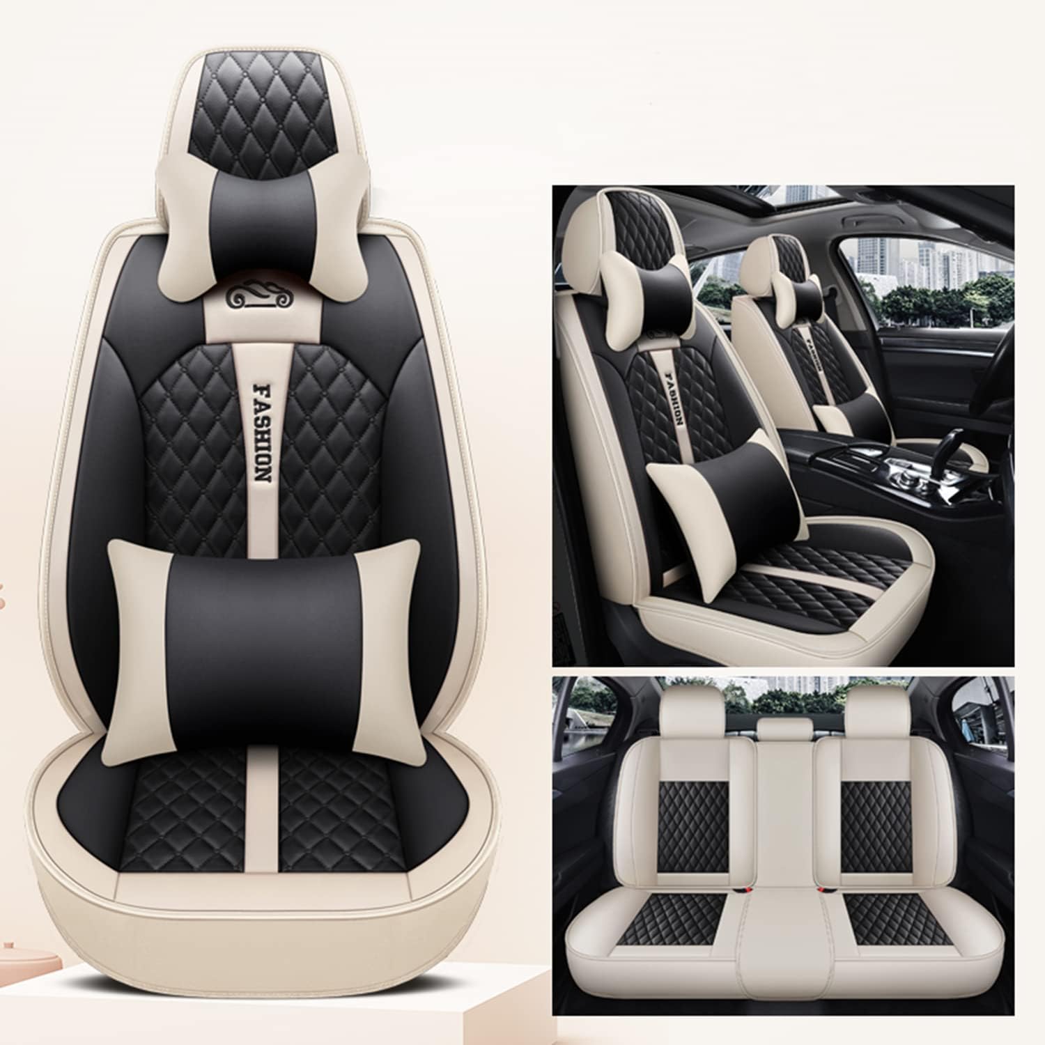 CappUto Autositzbezüge Universal passend für Geely Boyue L Atlas Starray Coolray Fx11 Manjaro Auto Innensitzschutz-Set von CappUto