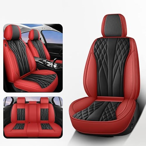 CappUto Autositzbezüge Universal passend für Renault Clio Duster Clio 4 Espace Seat Leon Ibiza Mitsubishi Lancer X Pajero Outlander Lancer Subaru Forester Nappaleder Kissenschutz von CappUto