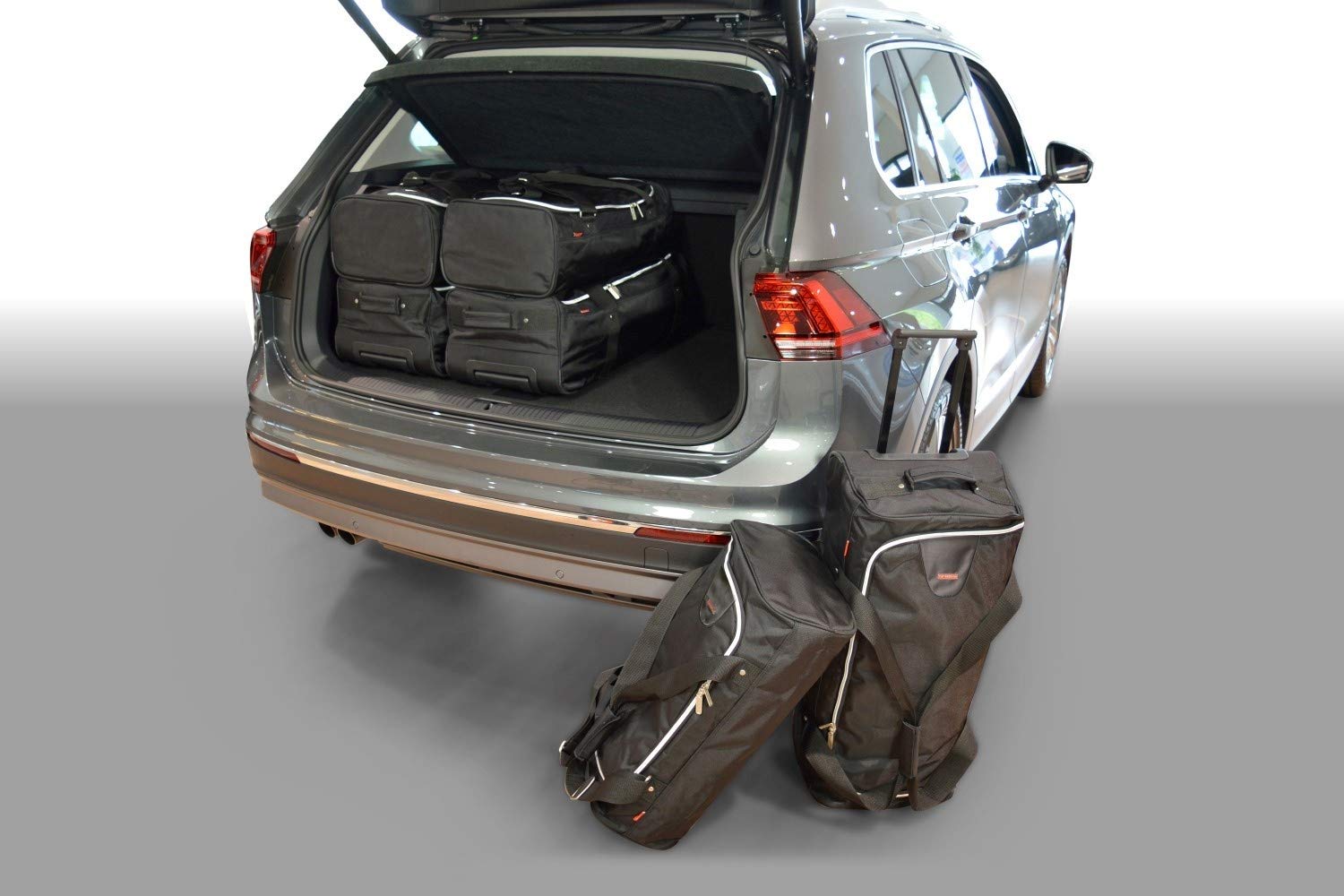 Car-Bags V12601S Tiguan II High Boot Floor Reistassenset Trolleytas + 3X von Car-Bags