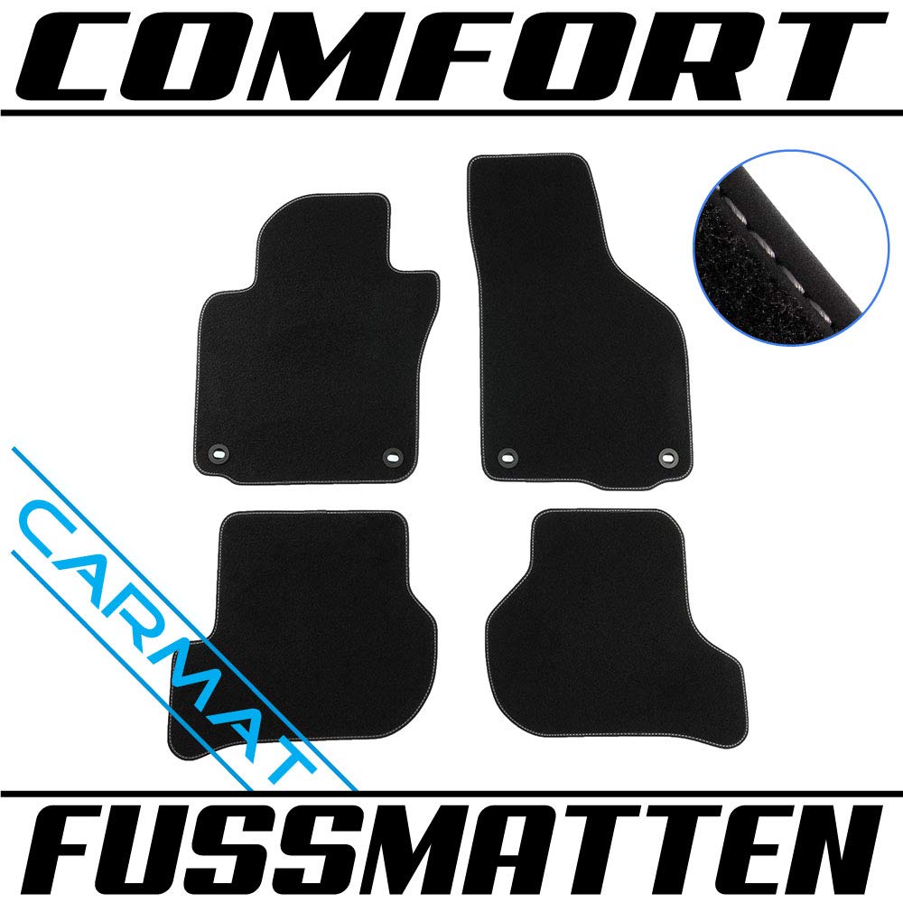 Fussmatten für VVVV Golf V Bj. 2003-2009 Autoteppiche Comfort von Car Mat Co