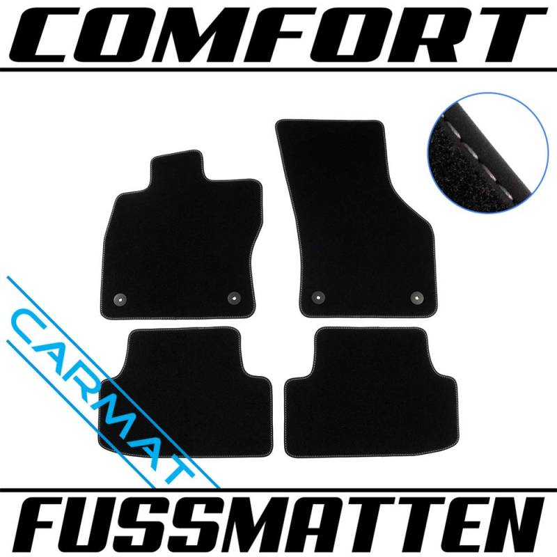 Fussmatten für VVVV Golf VII Bj. 2012- Autoteppiche Comfort von Car Mat Co