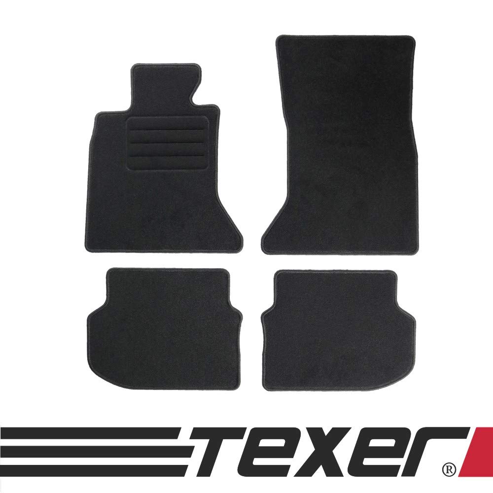 TEXER Textil Fußmatten Passend für BMW 5 F10 Bj. 2011-2013 Basic von Car Mat Co