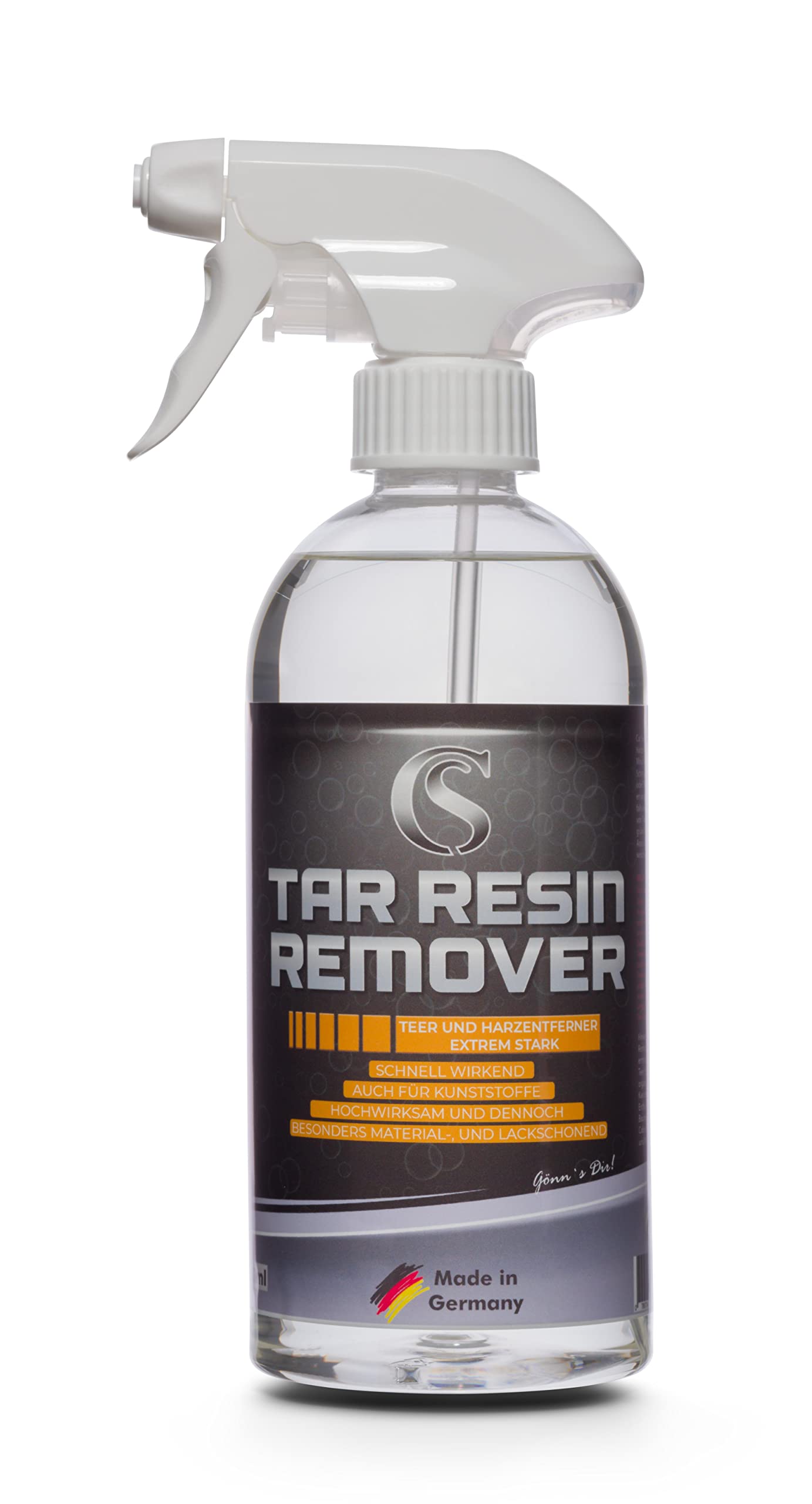 Car Sense Tar & Resin Remover Teer und Harzentferner 0,5 L für Fahrzeuge I Autopflege zur Reinigung von Oberflächen wie Holz, Metall, Kunststoff, Edelstahl und lackierten Flächen von Car Sense