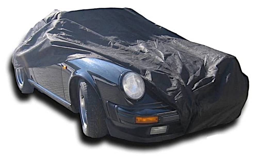 Car-e-Cover, Autoschutzdecke Standard, die Leichte, für alle Innenbereiche, atmungsaktiv, Farbe Anthrazit Größe L von Car-e-Cover