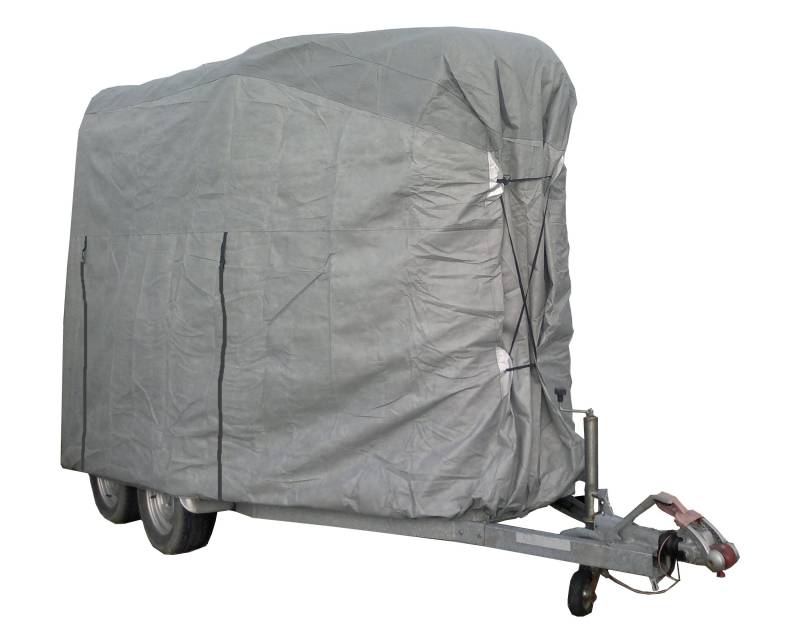 Car-e-Cover, Pferdeanhänger - Abdeckplane zum Schutz im Aussenbereich für übergrosse Zweipferdeanhänger von Car-e-Cover