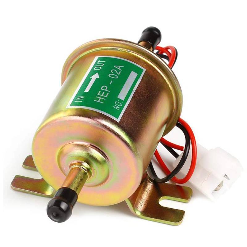 CarBole Universal Elektrische Kraftstoffpumpe 12V Universal Benzinpumpe 4-7 PSI HEP-02A für Benzin und Diesel von CarBole