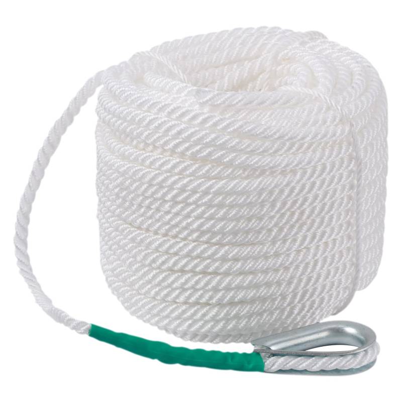 CarBole Tauwerk für Boote,Bootsseil,Nylon Seil,1/2"x100' (12mm*30m),Festmacherleine,Camp Seil,Weit verbreitet im Camping und Bootfahren im Freien von CarBole