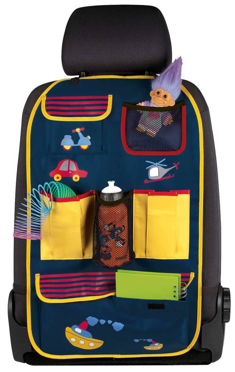 Auto-Organizer Driver Jack, Rückenlehnenschutz mit Taschen 66,5x41 cm von CarComfort