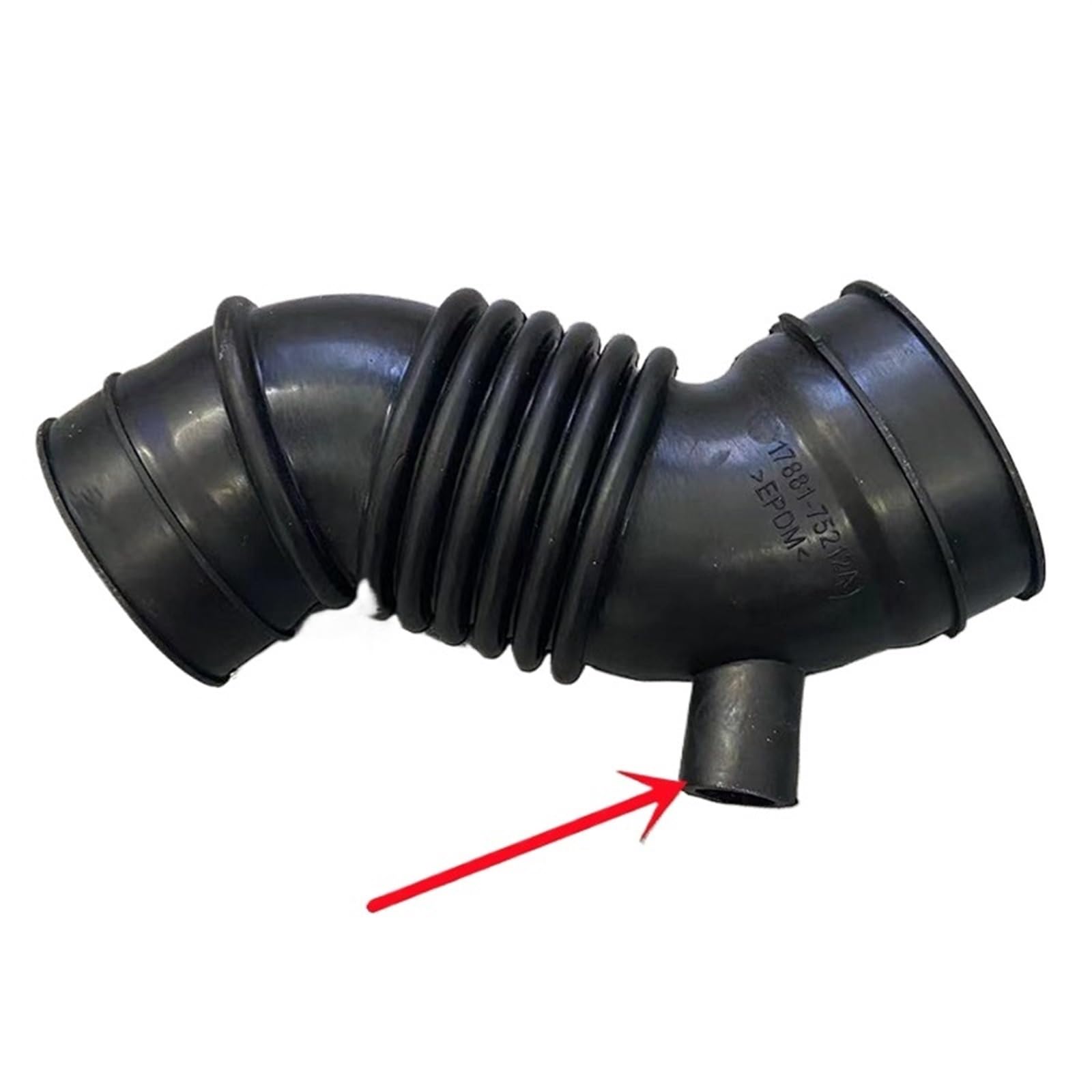 Luftansaugrohr 1788175210 Hülse Luftfilter Ansaugrohr Gummischlauch/Passend for Toyota Land Cruiser Prado LC120 2003-2009 2TR 3RZ Motor Auto Autoteil Autoeinlassrohr Auto(Original 2TR) von CarFitEssentials