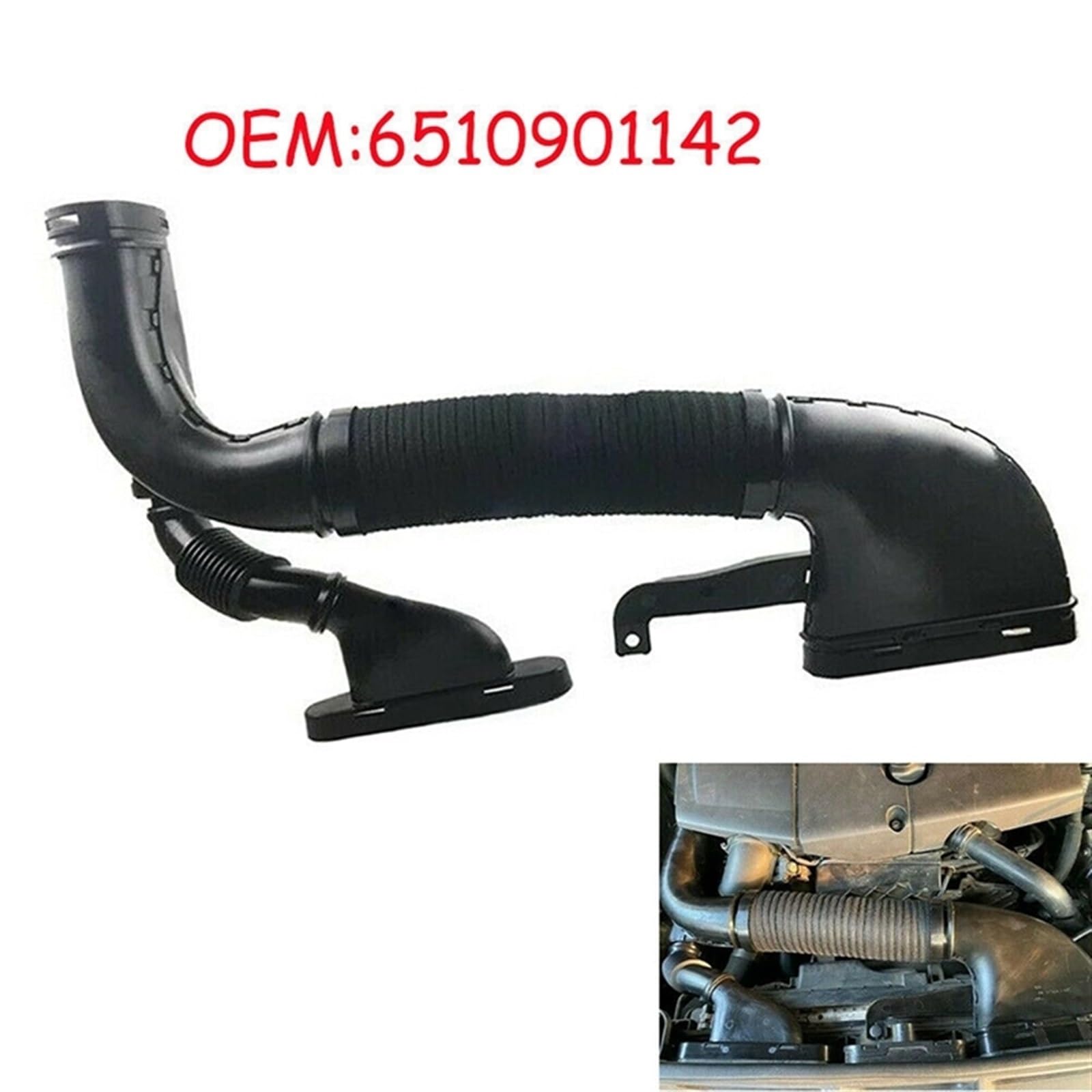 Luftansaugrohr A6510901142 Auto Air Intake Schlauch Rohr/Fiit for Mercedes Benz GLE 300 W166 6510901142 Autoeinlassrohr Auto von CarFitEssentials