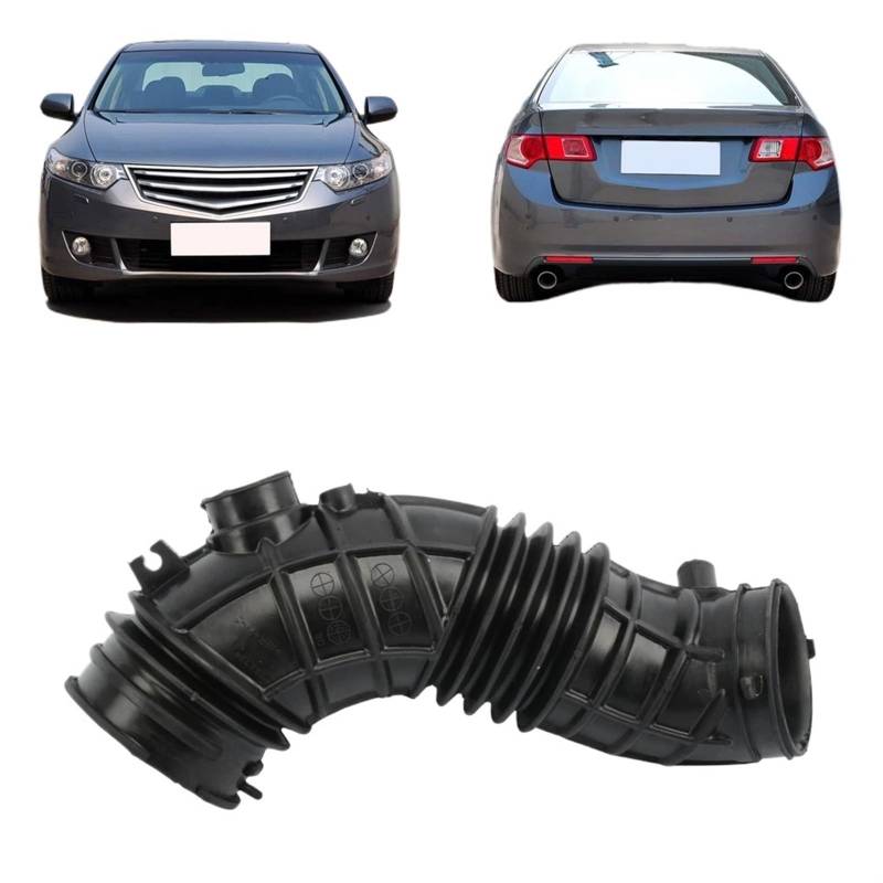 Luftansaugrohr Auto-Luftansaugschlauch aus Gummi, Reinigungsrohr/passend for Honda Accord Euro CU2 2009 2010 2011 2012 2013 2014 2.4L OEM: 17228-RL6-E00 Autoeinlassrohr Auto von CarFitEssentials