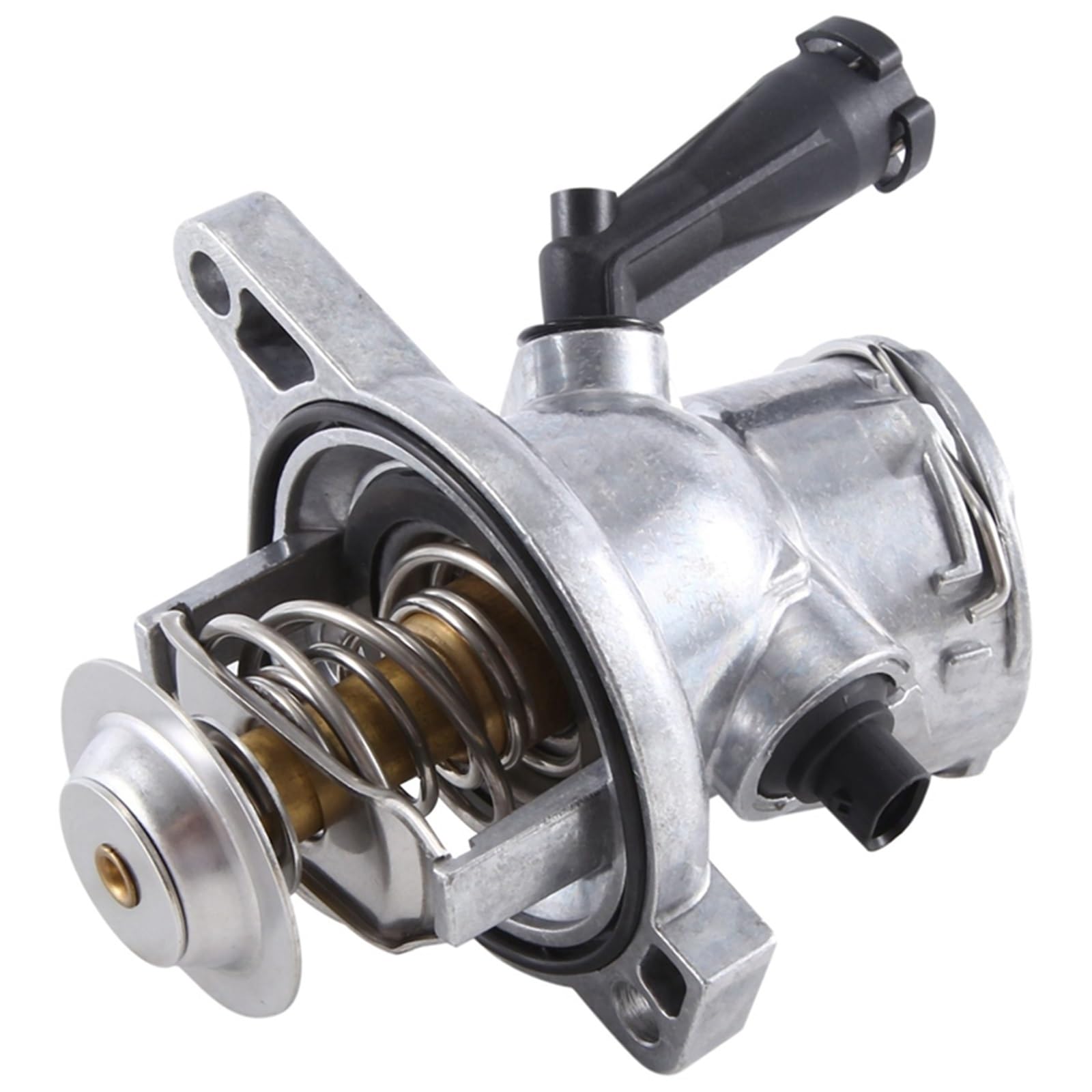 Thermostat Auto Motor Kühlmittel Thermostat Gehäuse Montage/Fit for Mercedes Benz CLS63 E63 ML63 AMG 2007-2015 Ersatzteile 1562030275, 1562030475 Kühlmittel Thermostat von CarFitEssentials