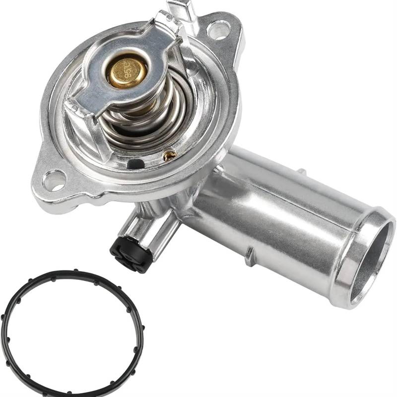 Thermostat Thermostatgehäuse Thermostatgehäuse/Passend for Dodge Durango 2011–2015 for Jeep Wrangler 2012–2018 5184651AH 5184651AF 902–852 Kühlmittel Thermostat von CarFitEssentials