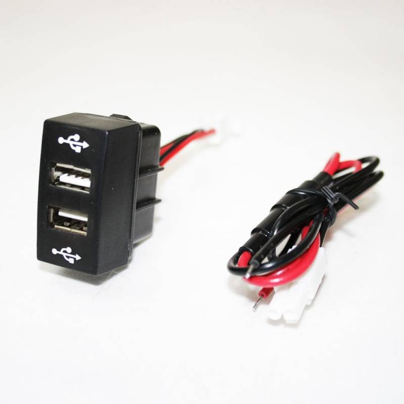 24V Armaturenbrett Dual USB Port Einsatz Stecker LED LKW für Actros von CarJoy