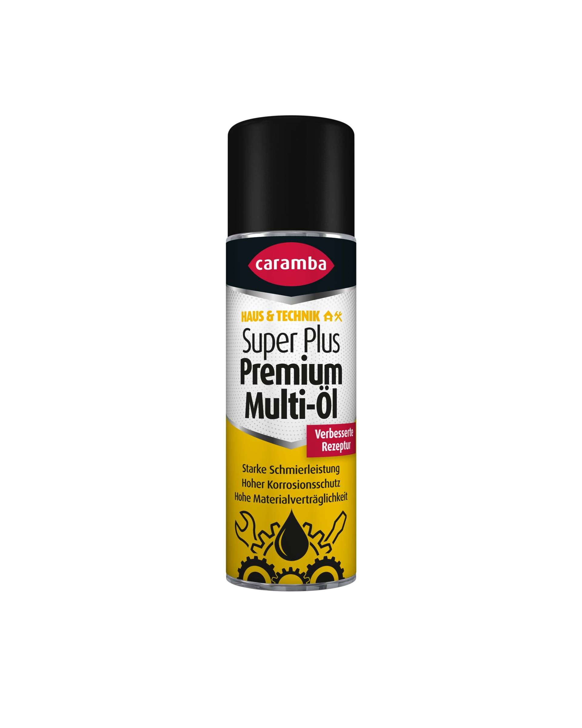 Caramba Super Plus Premium Multi Öl (300 ml) – Allround Ölspray für vielfältigen Einsatz als Rostlöser, Schmiermittel, Reiniger u. v. m. – silikonfreies Öl mit leichtem Vanille Duft von Caramba