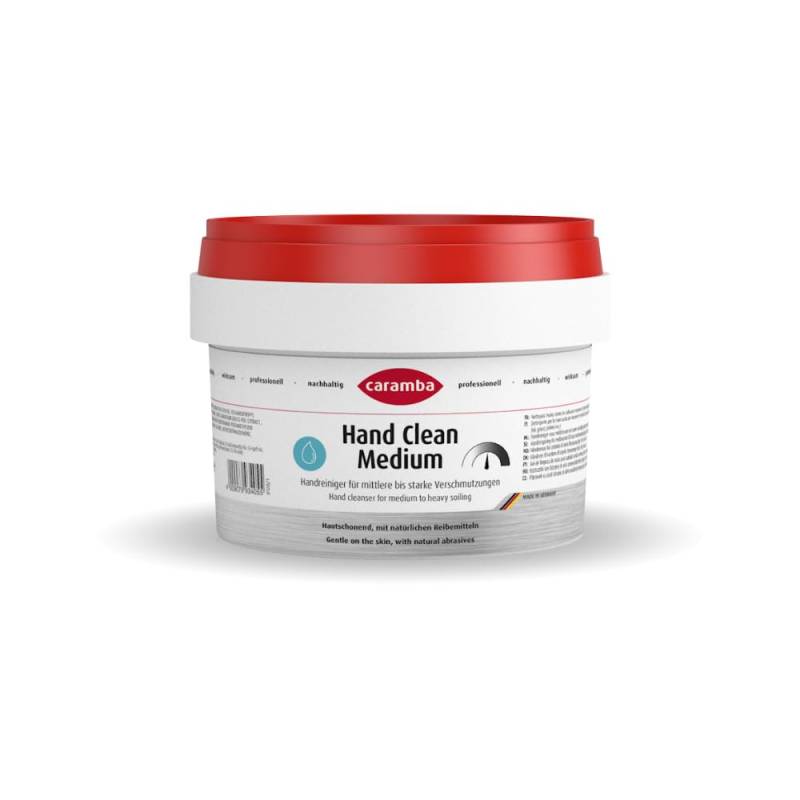 Caramba Hand Clean Medium, Handwaschpaste für Werkstatt und Garage, pH-hautneutrale Reinigung, Dermatologisch getestet, Biologisch abbaubar, 500 ml von Caramba