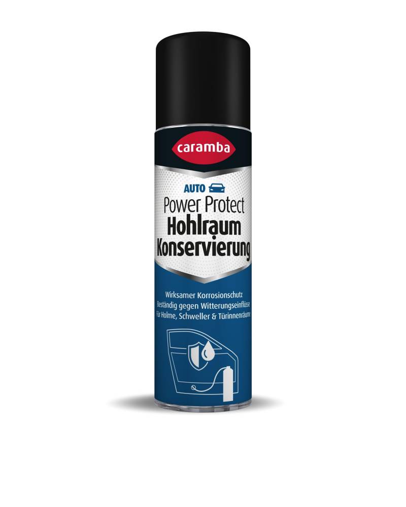 Caramba Power Protect Hohlraum Konservierung, Hohlraumversiegelung für Autos, Geräte und Maschinen, Spray mit Korrosionsschutz, Transparent, 500 ml von Caramba