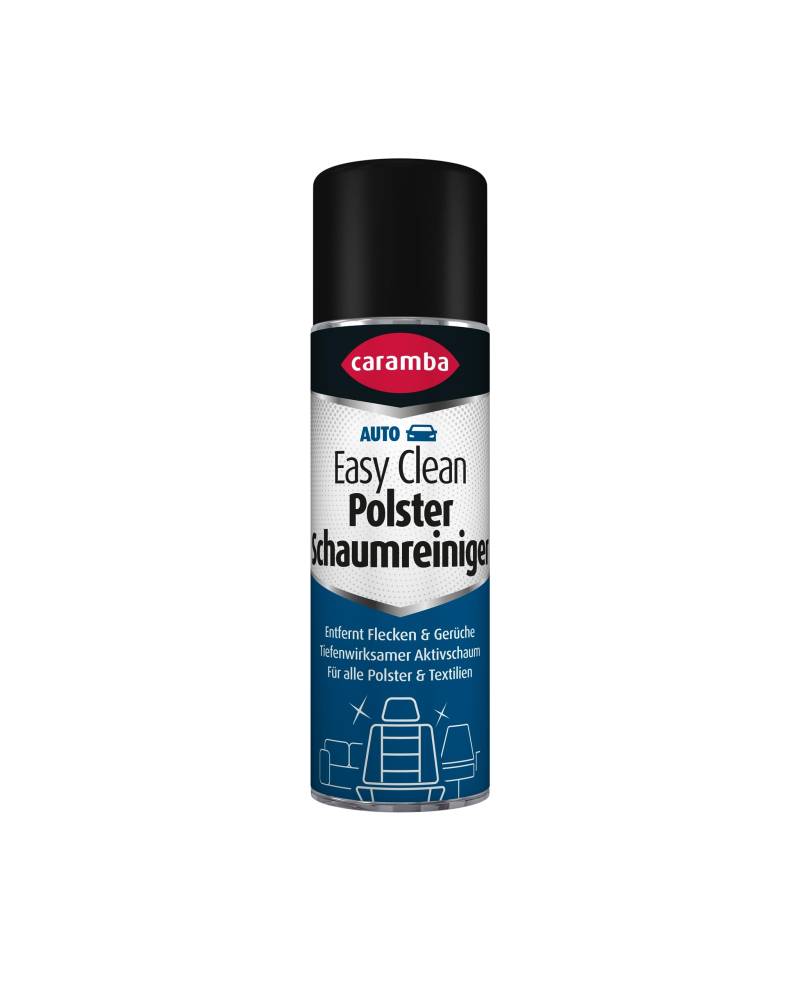 Caramba Easy Clean Polster Schaumreiniger (300 ml) – Reinigungsmittel für Textilpolster aller Art – Polsterreiniger gegen Nikotin, Fett, Rückstände und unangenehme Gerüche im Auto und Haushalt von Caramba