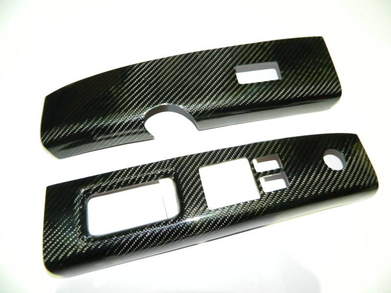 CaCsP Carbon Cover Türgriffe Fensterheber Door opener kompatibel mit Nissan 350Z VFL Z33 von Carbonveredelung