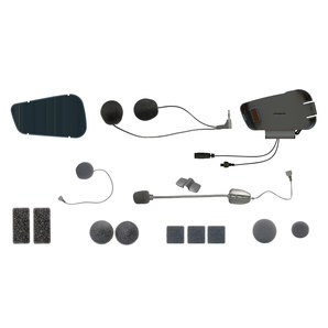 Audiokit für Cardo PACKTALK u. SMARTPACK mit Kabel- und Schwanenhalsmikrofon von Cardo