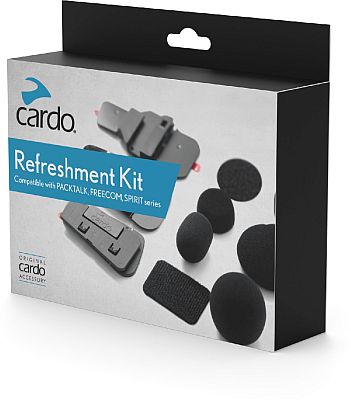 Cardo Edge/Freecom 4x/Spirit, Refreshment-Set - Schwarz von Cardo