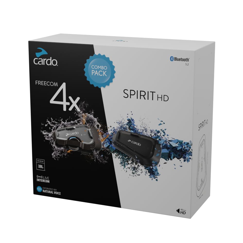 Cardo FREECOM 4X & Spirit HD Bundle von Cardo