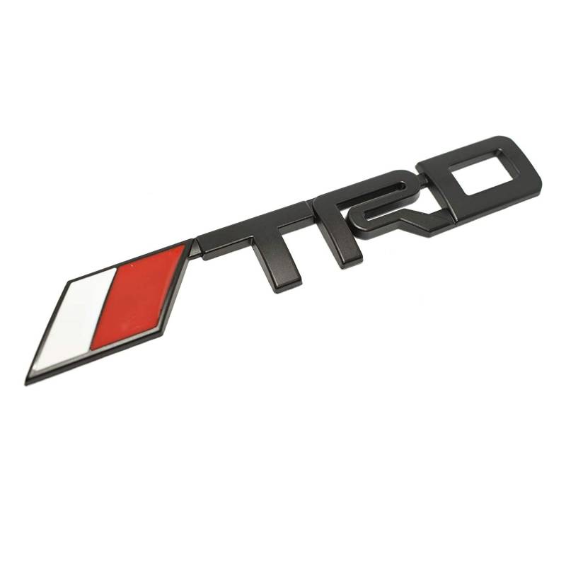 Careflection 3D TRD Medium Black Badge Emblem Aufkleber Aufkleber für ToyotaCar Bike SUV Mobile Laptop (9,5 x 1,5 cm) von Careflection