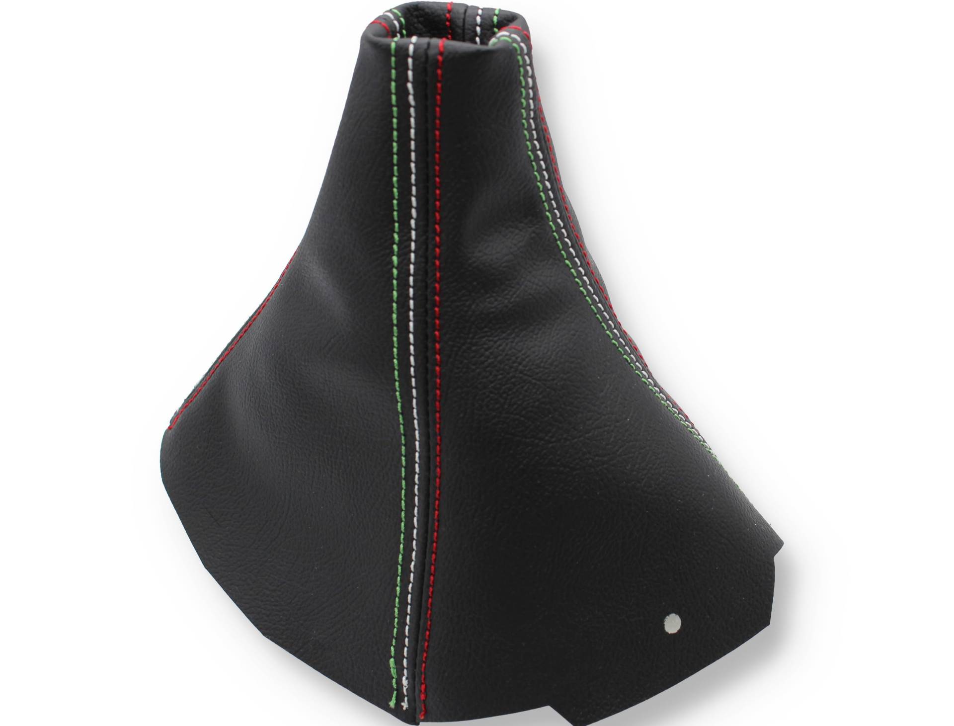 Cargaiter Schaltmanschette kompatibel mit Fiat Idea (2003-2012), Kunstleder, Schwarz, Dreifachverarbeitung, Auto-Innenfutter, Ersatzteil für manuelles Getriebe von Cargaiter