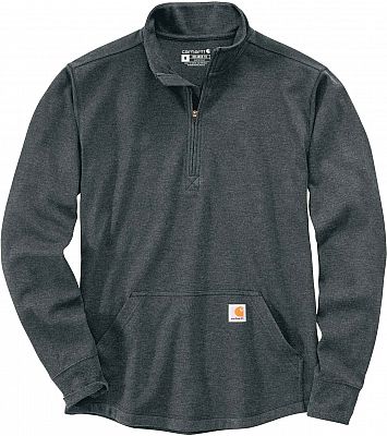 Carhartt 1/2-Zip Thermo, Langarmshirt - Dunkelgrau - M von Carhartt