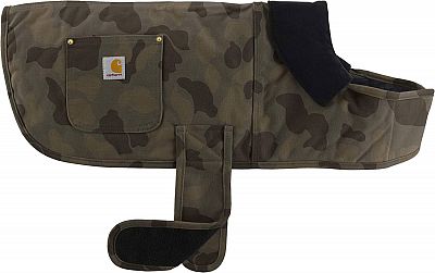 Carhartt Chore Duck Camo, Hunde-Mantel - Dunkelgrau/Braun - S von Carhartt