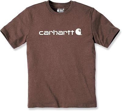 Carhartt Core Logo, T-Shirt - Braun/Weiß - XL von Carhartt