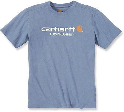 Carhartt Core Logo Workwear, T-Shirt - Hellblau - M von Carhartt