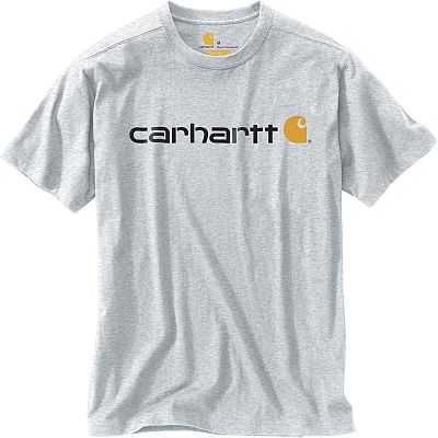 Carhartt Core Logo, T-Shirt - Hellgrau/Schwarz - L von Carhartt